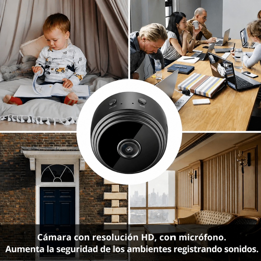 NanoCam Pro™ 📹 Seguridad inteligente en la palma de tu mano